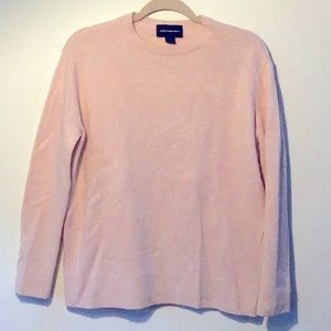Cashmere blend light pink sweater by Something Navy, size small